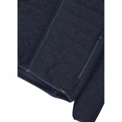 Wattierte Jacke aus Knit Tech für Herren mit Kapuze