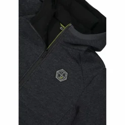 Wattierte Jacke aus Knit Tech für Herren mit Kapuze