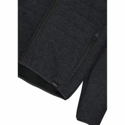 Wattierte Jacke aus Knit Tech für Herren mit Kapuze