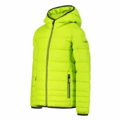 Wattierte Jungenjacke mit Kapuze