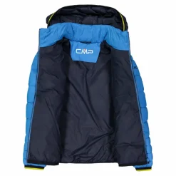 Wattierte Jungenjacke mit Kapuze