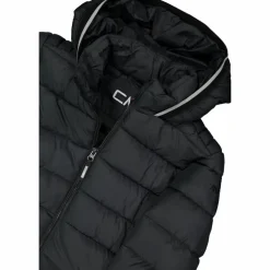 Wattierte Jungenjacke mit Kapuze