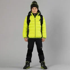 Wattierte Jungenjacke mit Kapuze