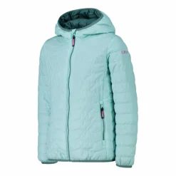 Wattierte Steppjacke mit Kapuze für Mädchen