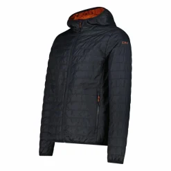 Wattierte Steppjacke mit Kapuze für Herren