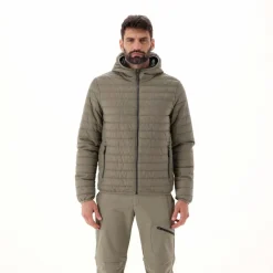 Wattierte Steppjacke mit Kapuze für Herren