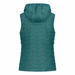 Wattierte Weste mit Kapuze für Damen