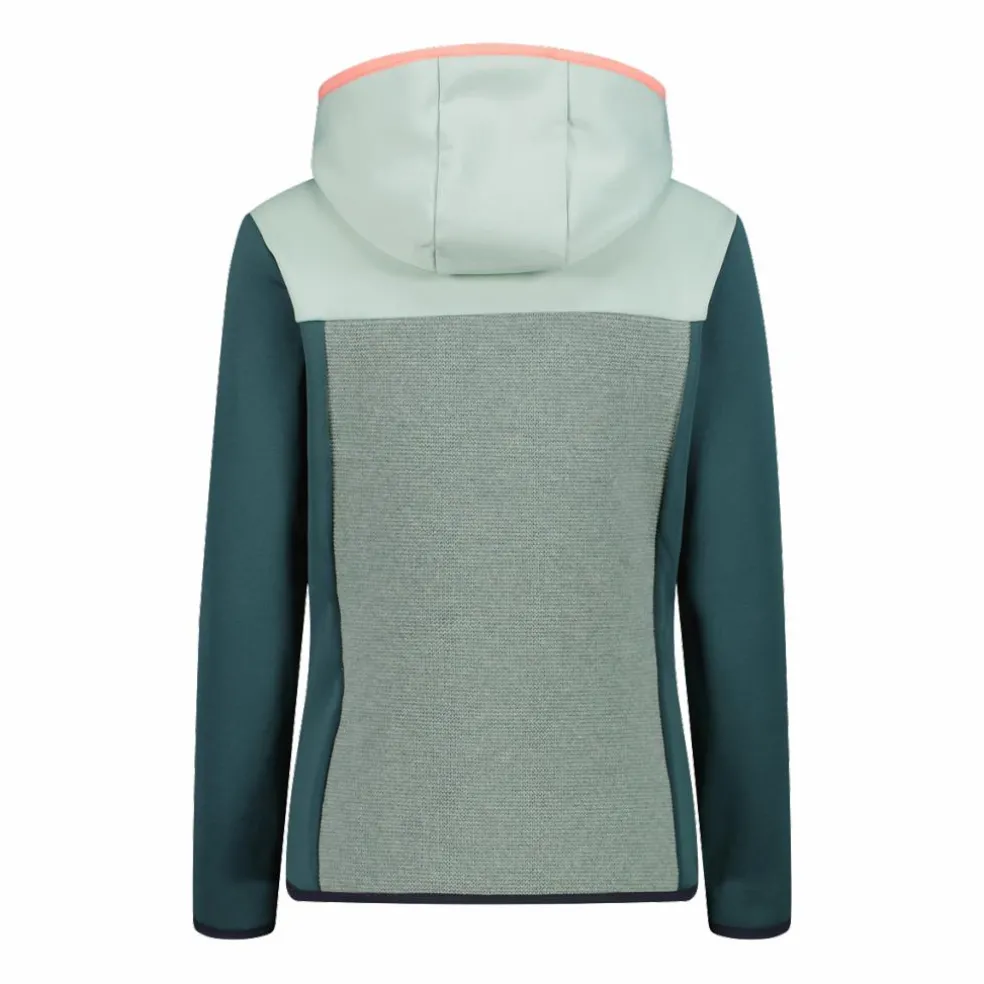 Wooltech-Damenjacke mit Kapuze