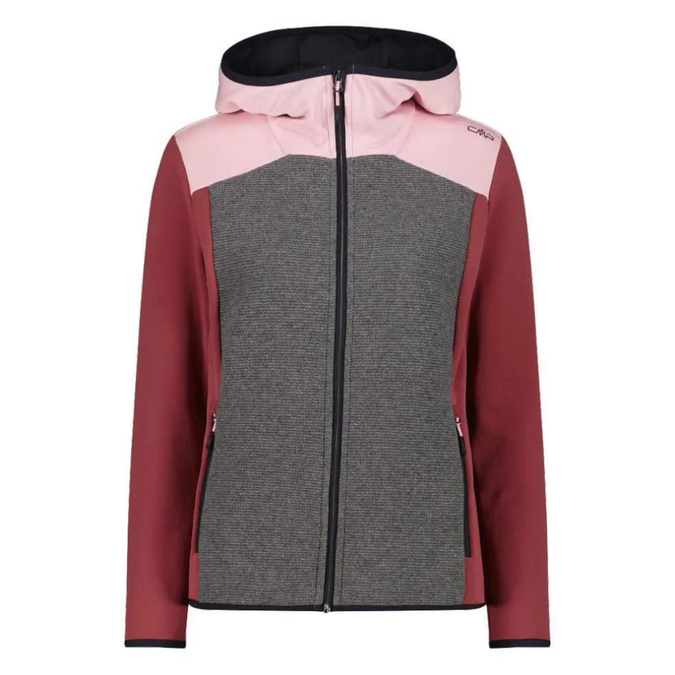 Wooltech-Damenjacke mit Kapuze