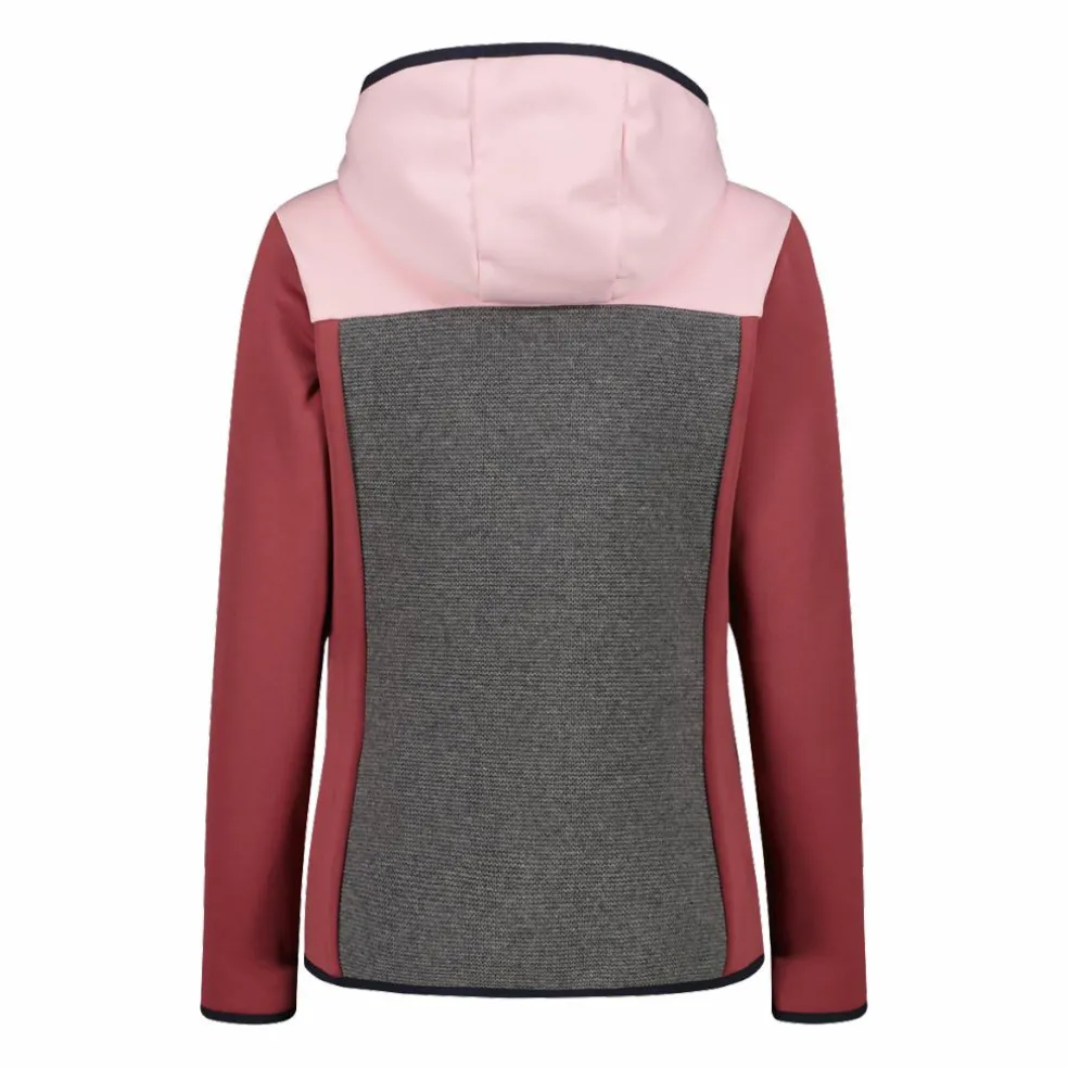 Wooltech-Damenjacke mit Kapuze