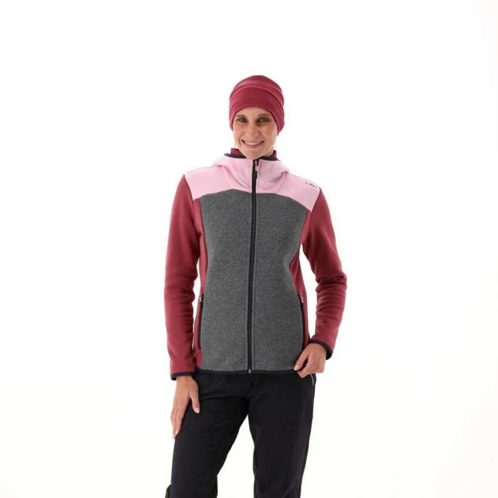 Wooltech-Damenjacke mit Kapuze