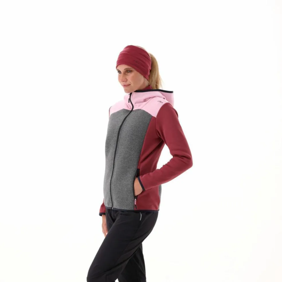 Wooltech-Damenjacke mit Kapuze