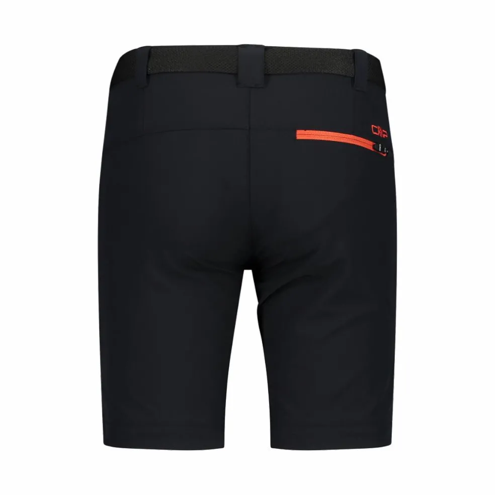 Zip-Off-Mädchenhose aus Stretchgewebe