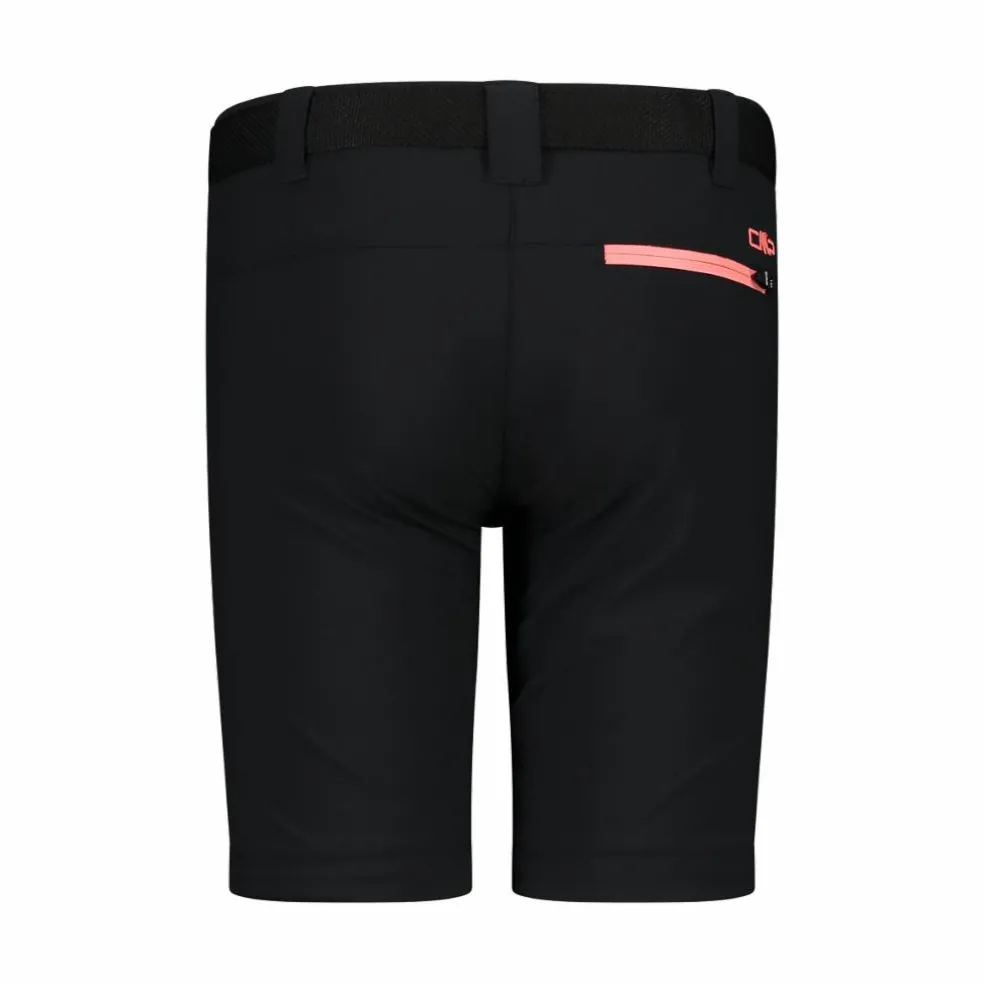 Zip-Off-Mädchenhose aus Stretchgewebe