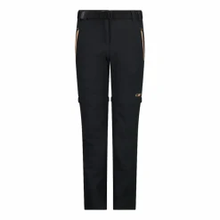 Zip-Off-Mädchenhose aus Stretchgewebe
