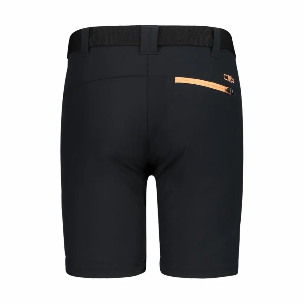 Zip-Off-Mädchenhose aus Stretchgewebe