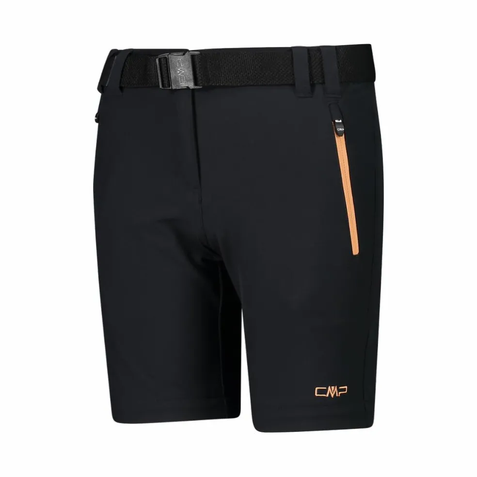 Zip-Off-Mädchenhose aus Stretchgewebe