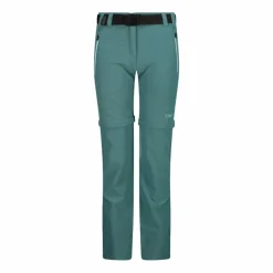 Zip-Off-Mädchenhose aus Stretchgewebe