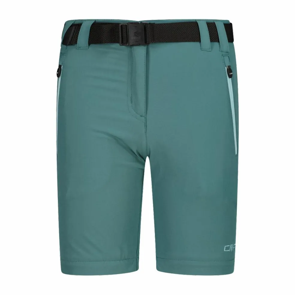 Zip-Off-Mädchenhose aus Stretchgewebe