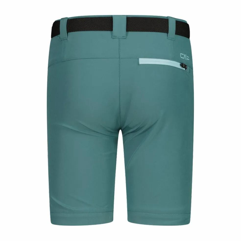 Zip-Off-Mädchenhose aus Stretchgewebe