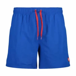 Zweifarbige Bermuda-Badeshorts