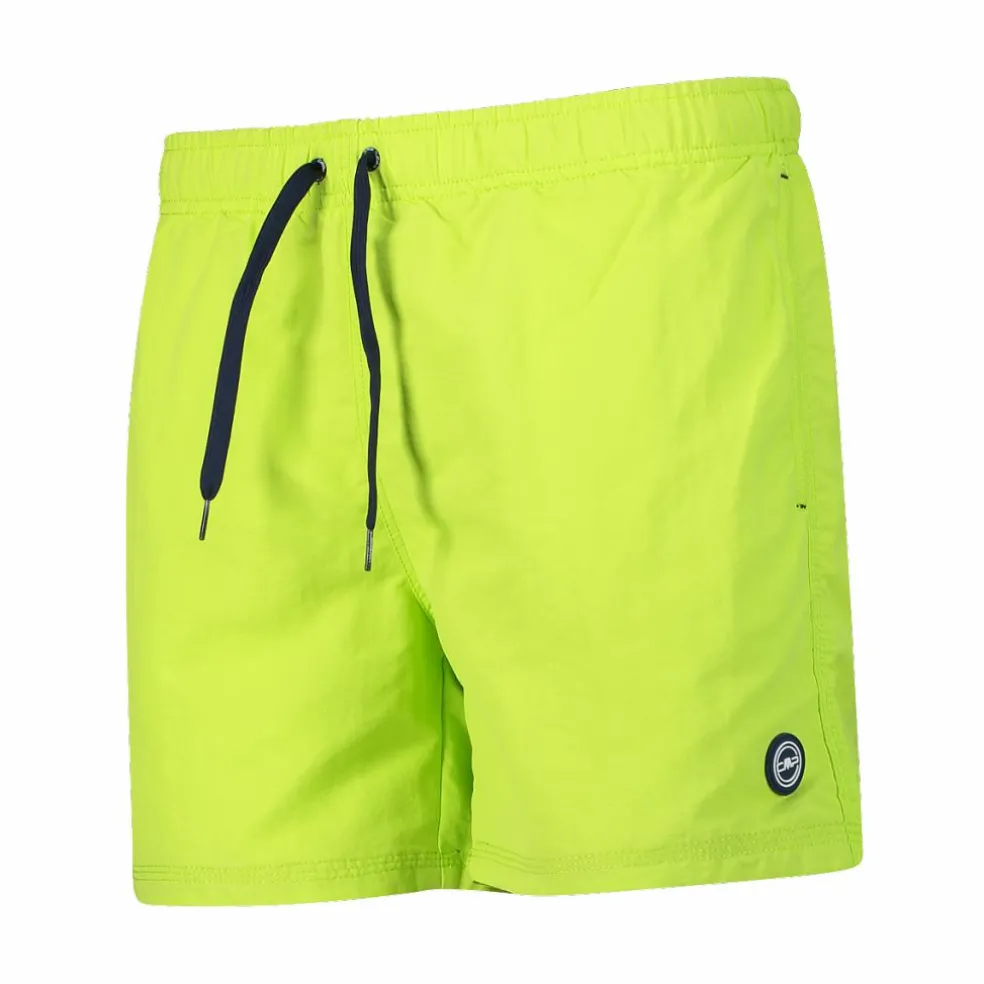 Zweifarbige Bermuda-Badeshorts