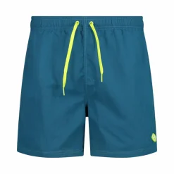 Zweifarbige Bermuda-Badeshorts
