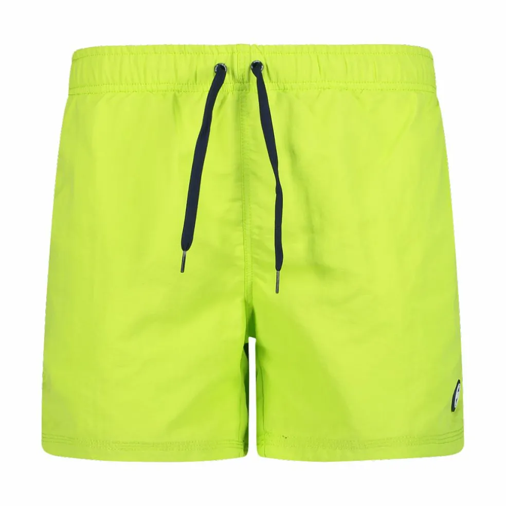 Zweifarbige Bermuda-Badeshorts